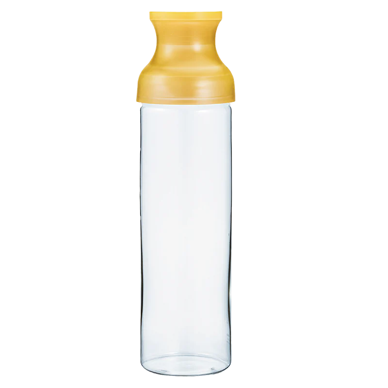 Hario Filter-In Carafe 1000ml cold brew tea brewer in transparent yellow — THISISnotCOFFEE