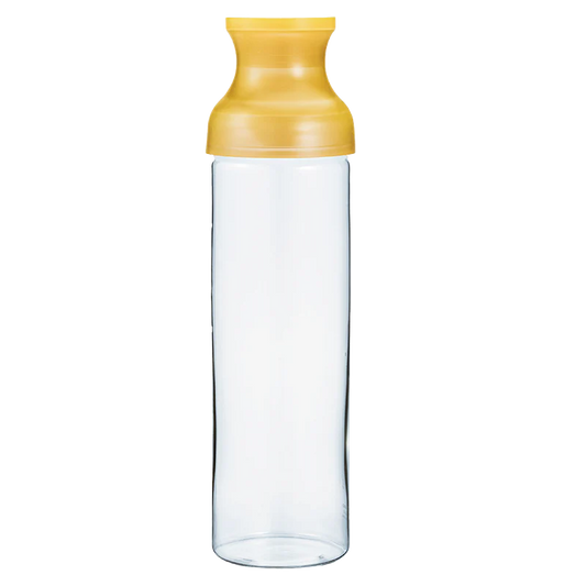 Hario Filter-In Carafe 1000ml cold brew tea brewer in transparent yellow — THISISnotCOFFEE